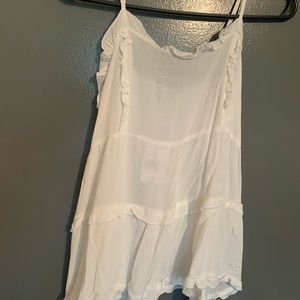 White flowy tank top NWT